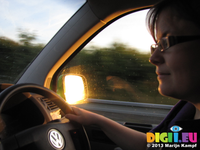 SX27113 Jenni driving in campervan